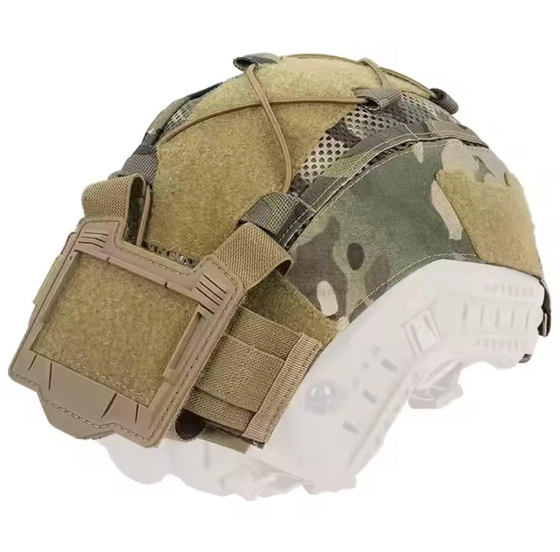 Кавер Idogear для шлема с карманом-чехлом для батареи АКБ L Multicam Кавер Idogear для шлема с карманом-чехлом для батареи АКБ L Multicam