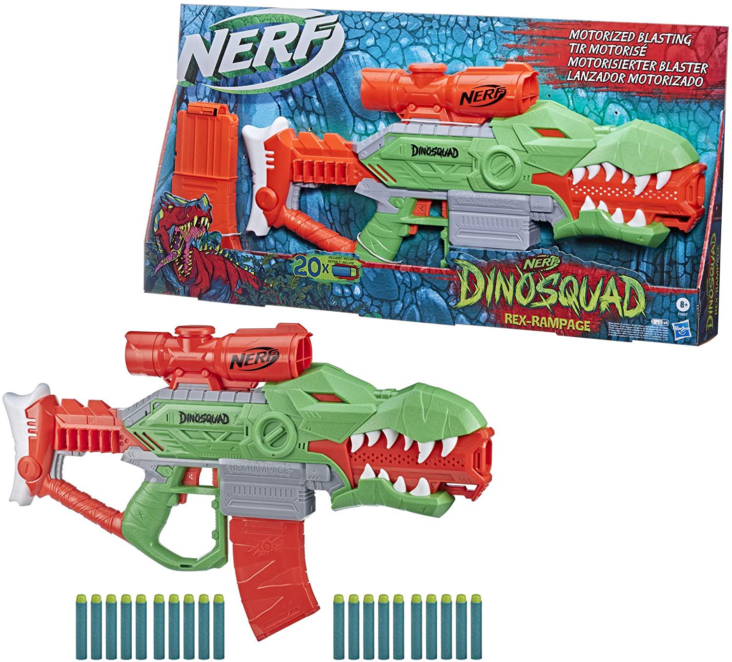 Бластер Nerf DinoSquad Rex-Rampage (F0807) - фото 5