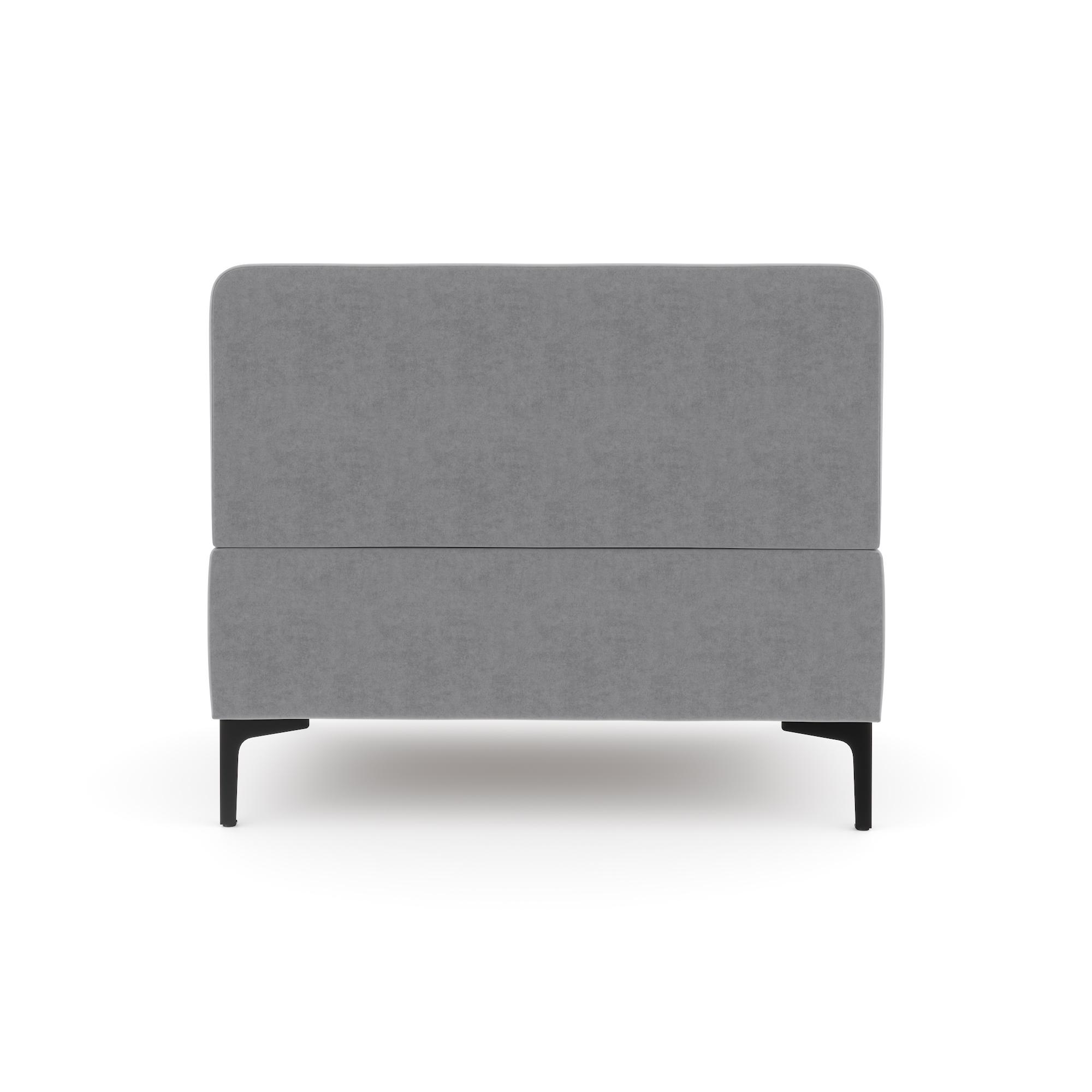 Диван офисный Modern 1 100х62х82 см Серый (Арт. 1114) - фото 4 Диван офисный Modern 1 100х62х82 см Серый (Арт. 1114) - фото 4