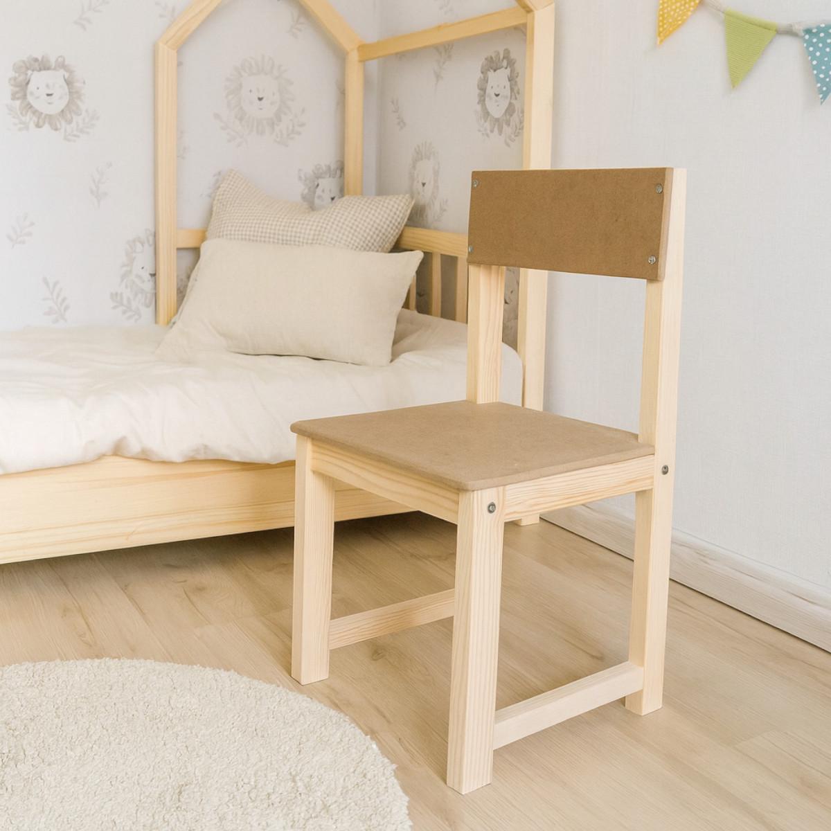 Стілець дитячий дерев'яний Kolodo 56 см Бежевий - фото 9 Стілець дитячий дерев'яний Kolodo 56 см Бежевий - фото 9