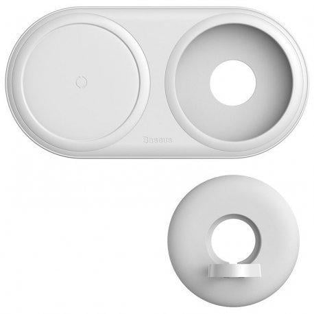 Пристрій бездротовий зарядний Baseus Planet 2в1 10W WXPL-B02 White