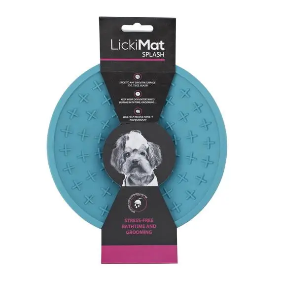 Миска-чаша для лакомства LickiMat Splash каучуковая с присоской 19 см (24624439)