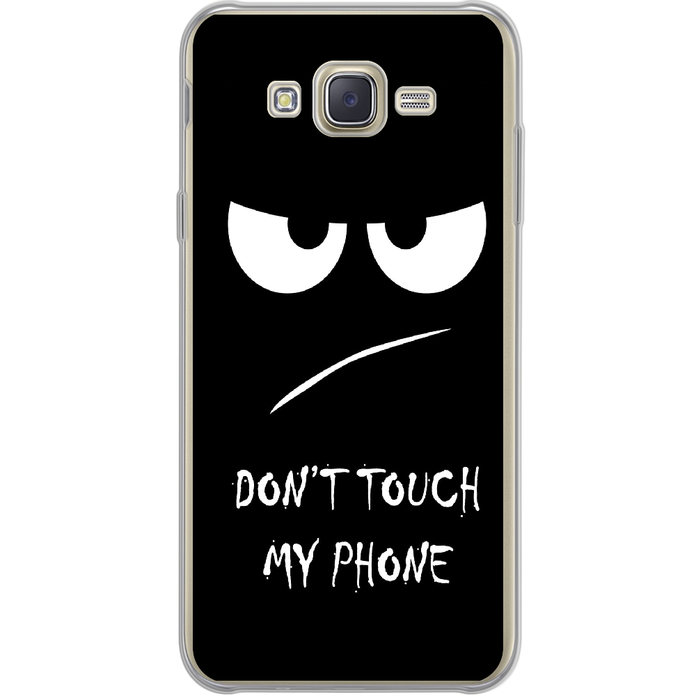 Чехол BoxFace Samsung J700H Galaxy J7 Don't Touch my Phone Прозрачный силикон (24496-up535-24496)