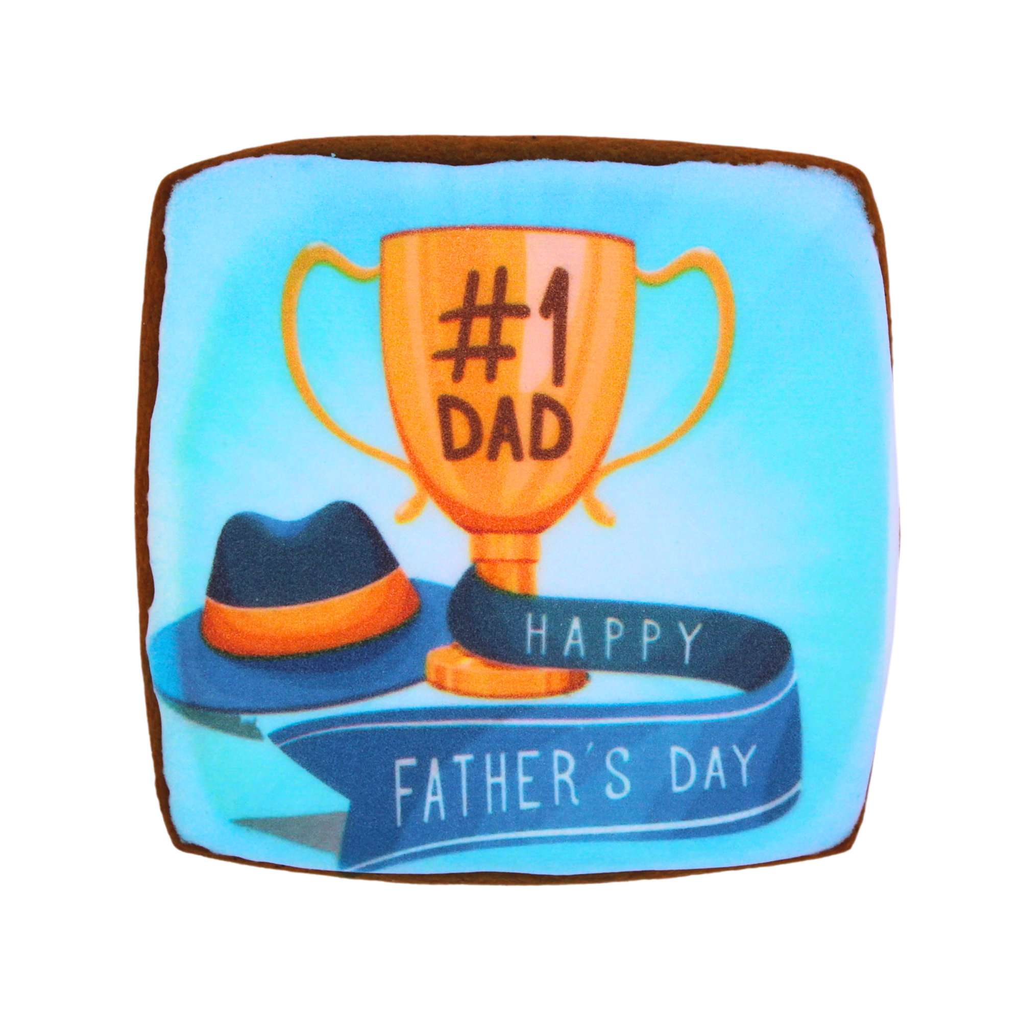 Пряник з принтом Крафт Печиво День Батька #1 Dad 45 г