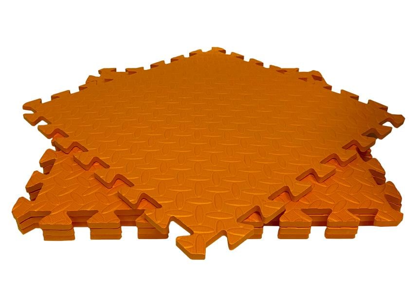 Пол мягкий-пазл EVA 500х500х10 мм Оранжевый (1994526669) - фото 7