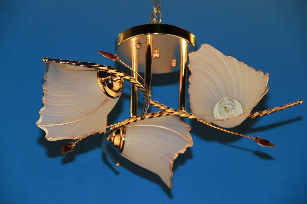 Люстра с плафонами Ray L6109/3 MIX FGD1/CR1 Золотой (IR005685)