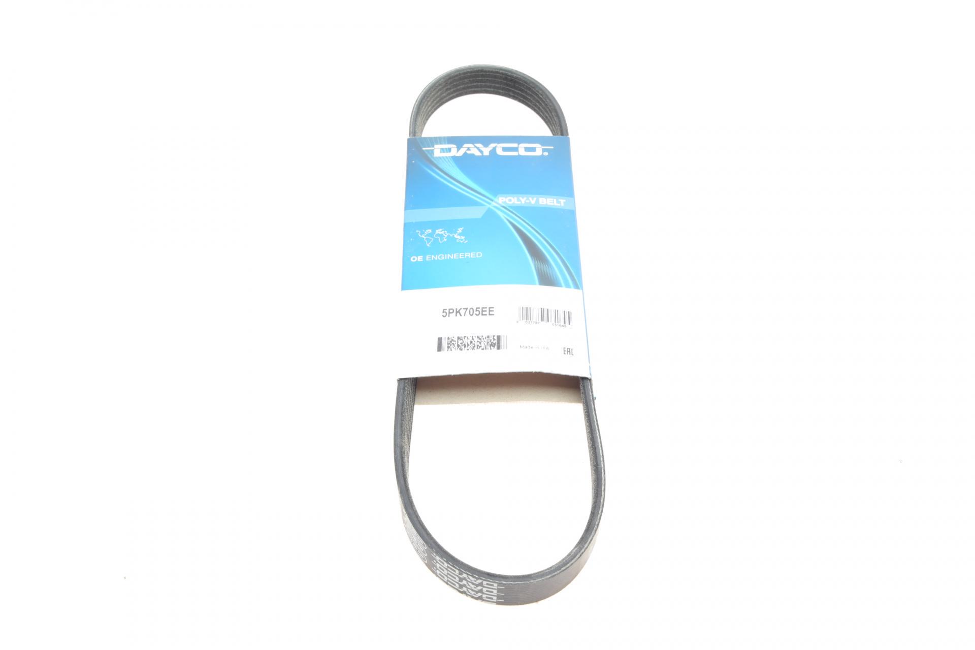 Ремень генератора DAYCO Ford C-Max/Focus/Volvo S40 1.8-2.0 06-12 (5PK705EE)