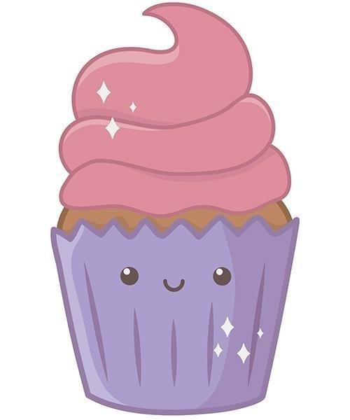 Наклейка ростовая фигура Милый кексик (41075)