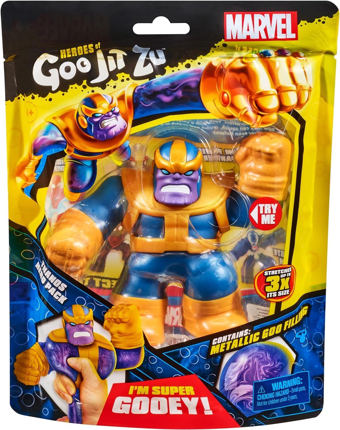Фігурка тягучка Heroes of Goo Jit Zu Marvel Hero Pack Thanos - фото 3 Фігурка тягучка Heroes of Goo Jit Zu Marvel Hero Pack Thanos - фото 3