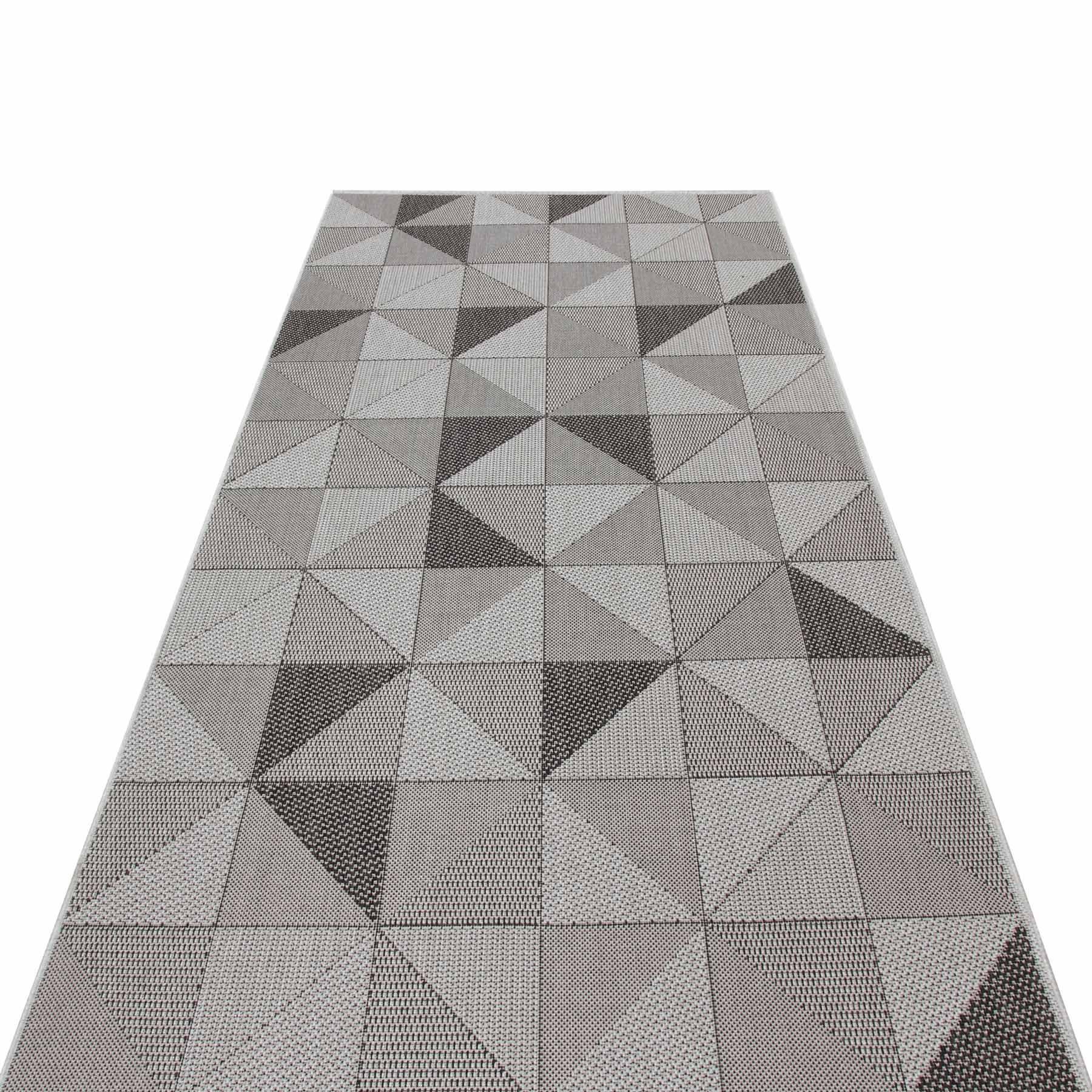 Ковер безворсовый на резиновой основе DAKARIA Karat Flex Run 1954/08 1,00x2,50 м Серый (00-00009048) - фото 6