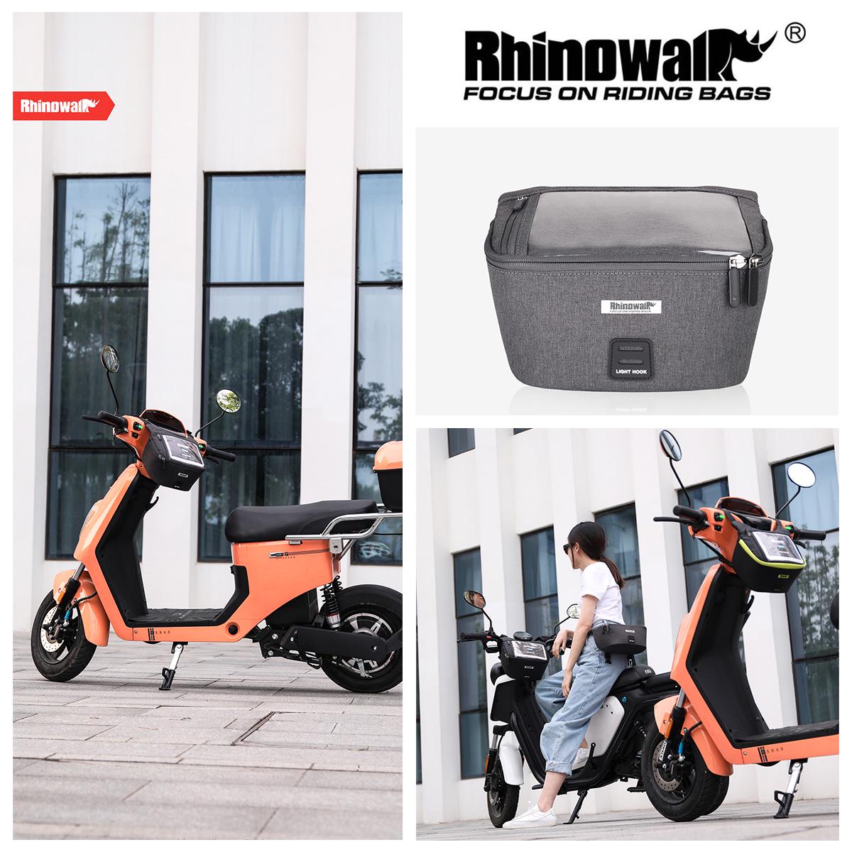 Сумка на руль скутера/на пояс Rhinowalk X21923BB Черный матовый (RWK-X21923BB-4502) - фото 9