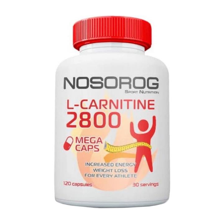 L-карнітин тартрат Nosorog L-Carnitine 2800 Mega Caps 120 капс.