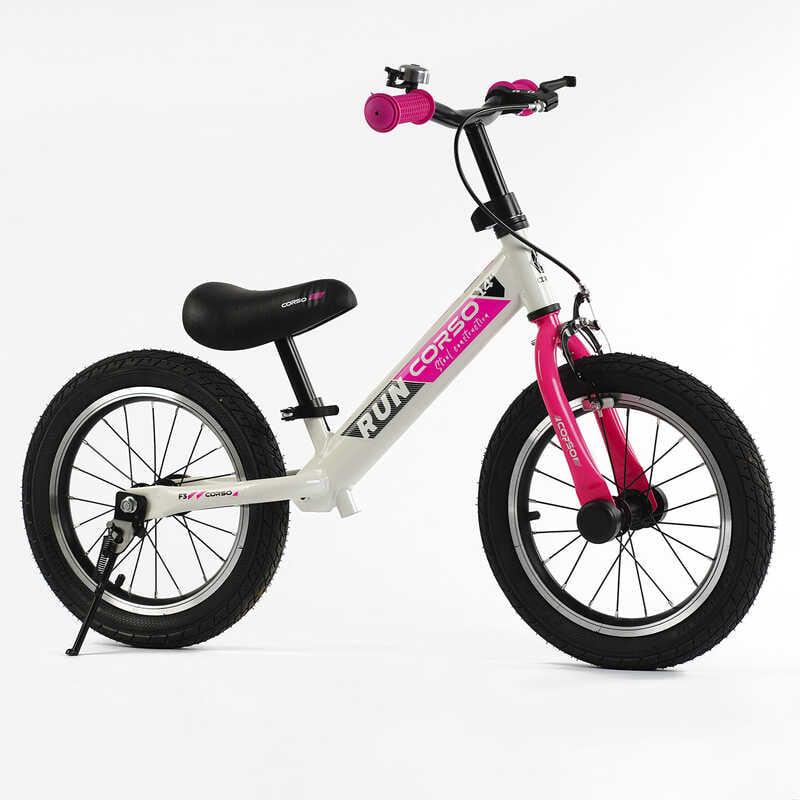 Біговел Corso RJ-26366 14" сталева рама ручне переднє гальмо (126412)