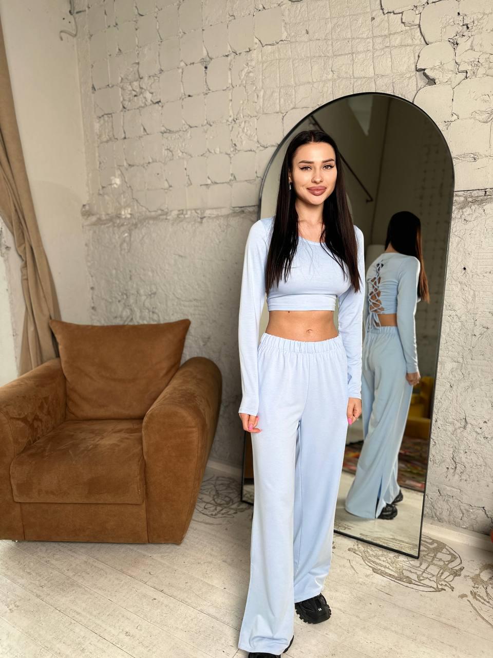 Костюм женский двунитка р. 46-48 Деним (Б1366-256/Н)