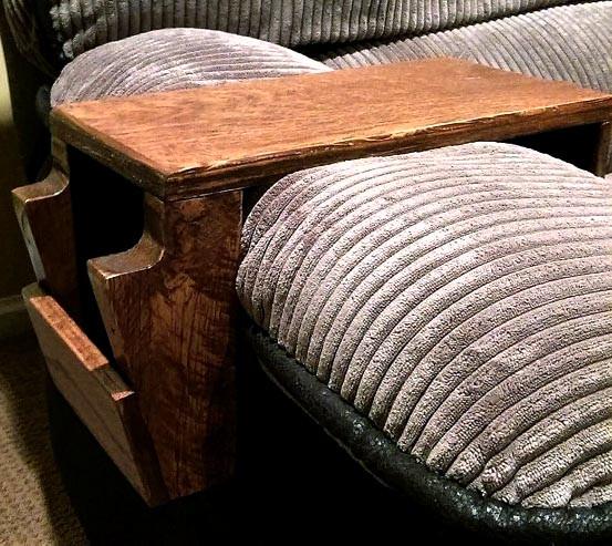 Столик на підлокітник з дерева Сукумбіо Мускат (СЛК-001307)