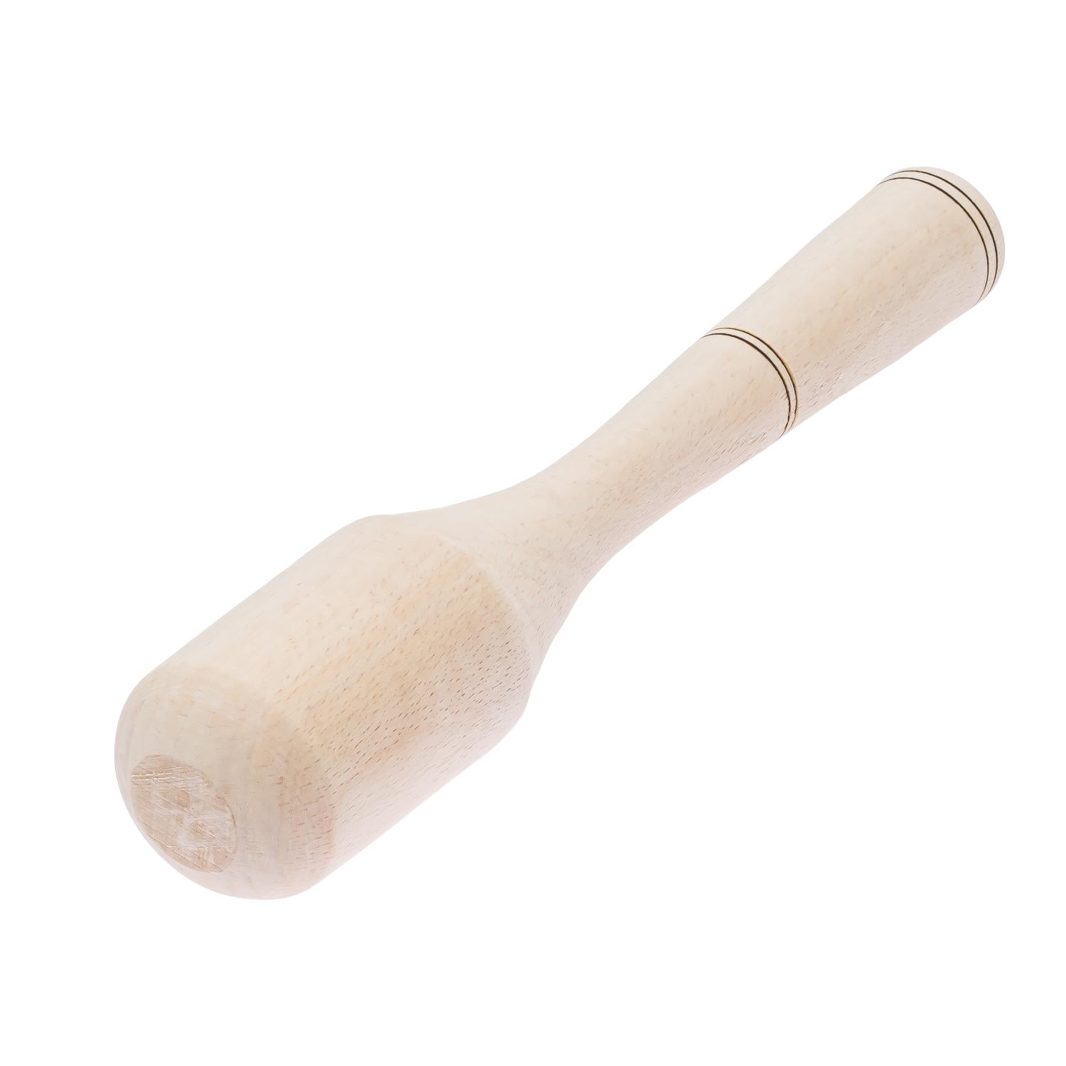 Макогон товкушка картоплем'ялка фігурна середня дерев'яна 24 см