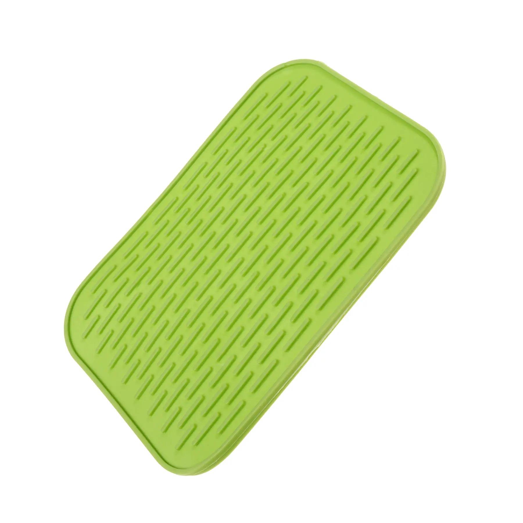 Килимок для сушіння посуду Wellamart 21х15 см Зелений (4874-0003)