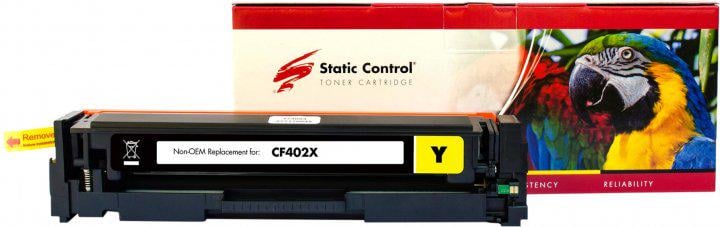 Картридж Static Control Parrot совместимый аналог HP CF402X 201X/Canon 045H Yellow (002-01-LF402X)