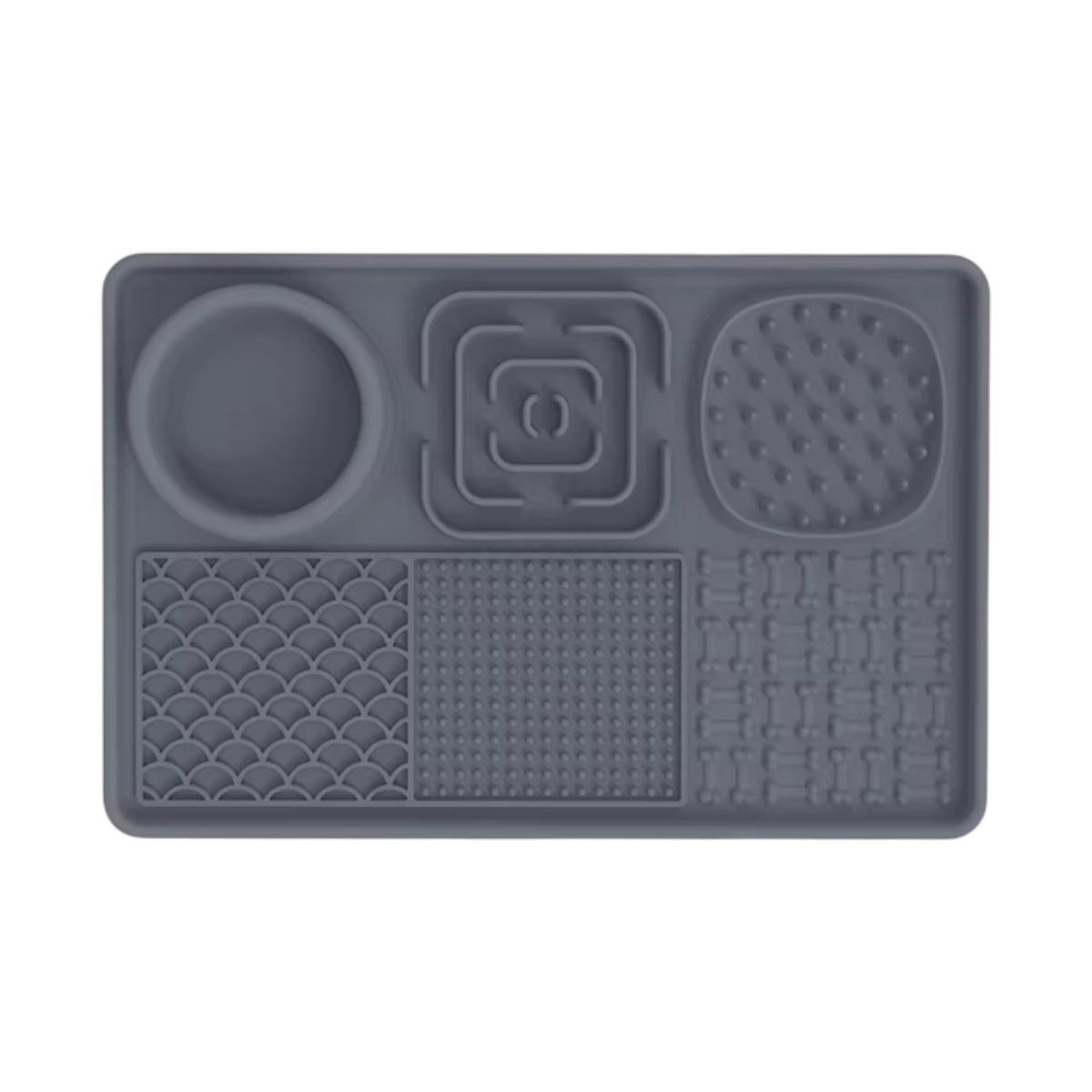 Миска коврик для животных Licking Pad напольный для лизания и медленного кормления 31х21 см