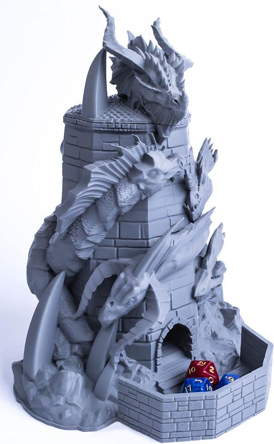 Вежа для кубиків Драконова Вежа Кубиків Сірий (0302-2) - фото 6 Вежа для кубиків Драконова Вежа Кубиків Сірий (0302-2) - фото 6