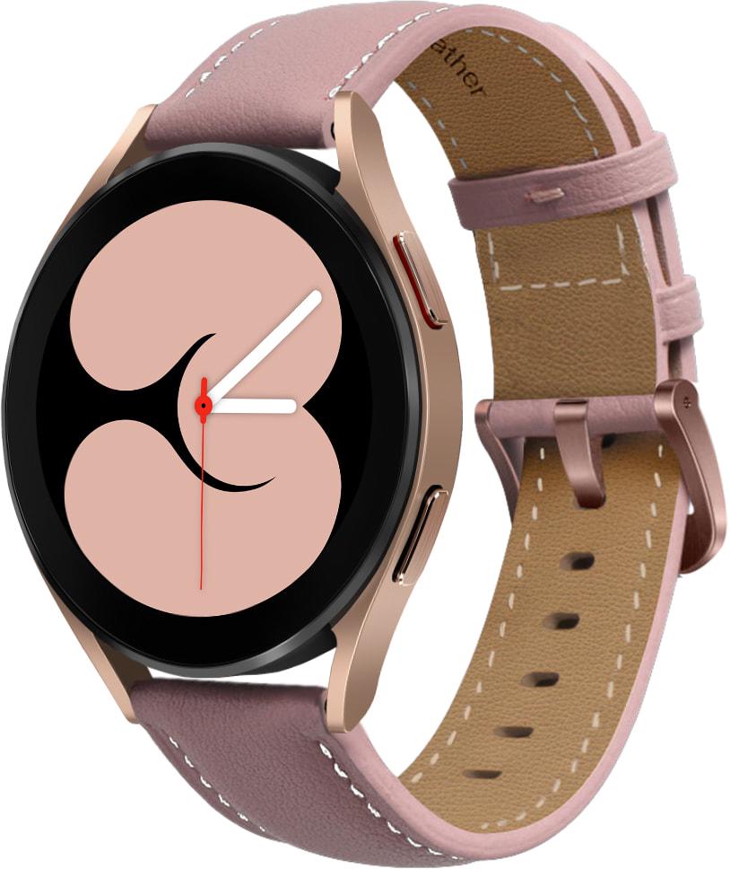 Ремешок кожаный Folsa для Galaxy Watch 4 40 мм Pink (31516-31)