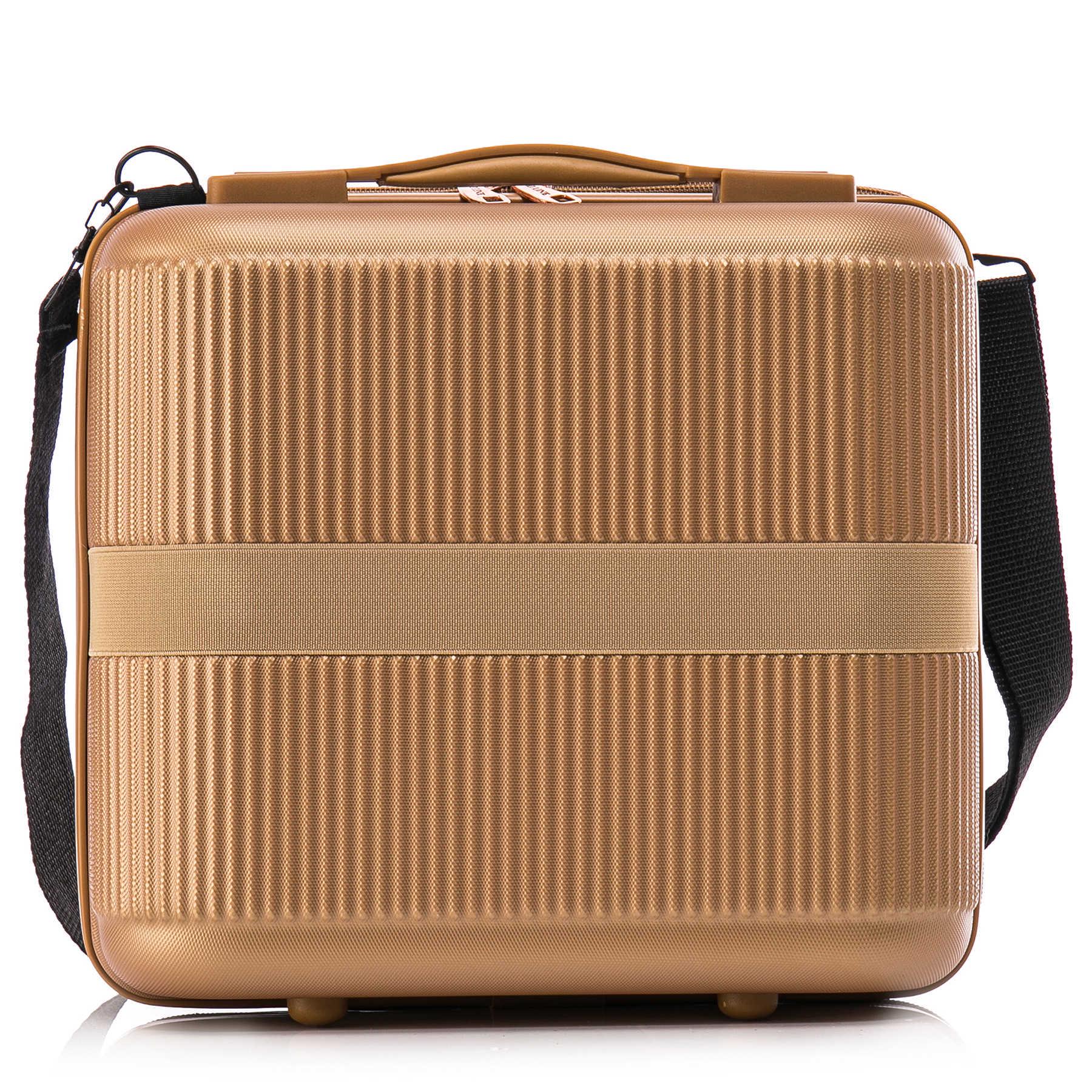 Бьюті-кейс SEMI LINE 16L Gold (T5667-1) - фото 5 Бьюті-кейс SEMI LINE 16L Gold (T5667-1) - фото 5