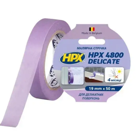 Малярная лента HPX для тонких поверхностей 19 мм 50 м (PW1950)