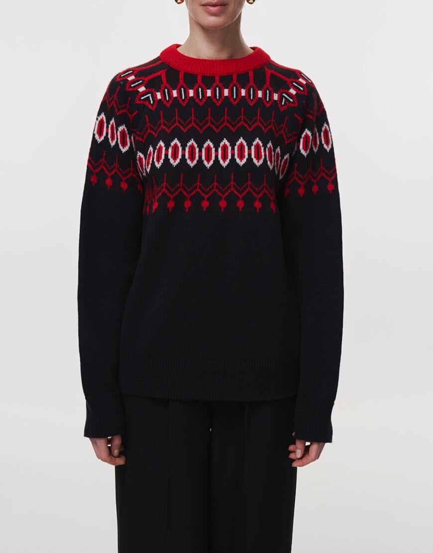 Светр SCANDI жіночий J.D.WOOL чорний XS-S