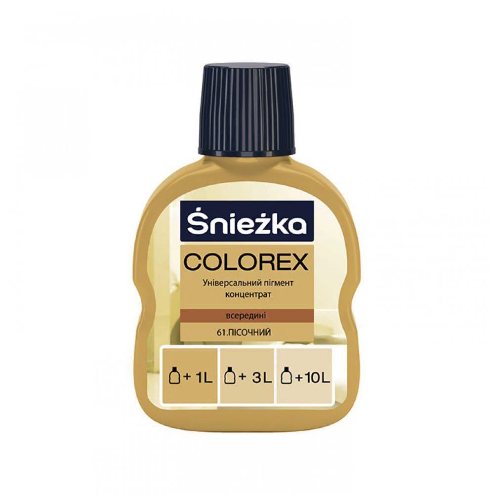 Барвник Sniezka COLOREX №61 100 мл Пісочний (28715766) - фото 1 Барвник Sniezka COLOREX №61 100 мл Пісочний (28715766) - фото 1