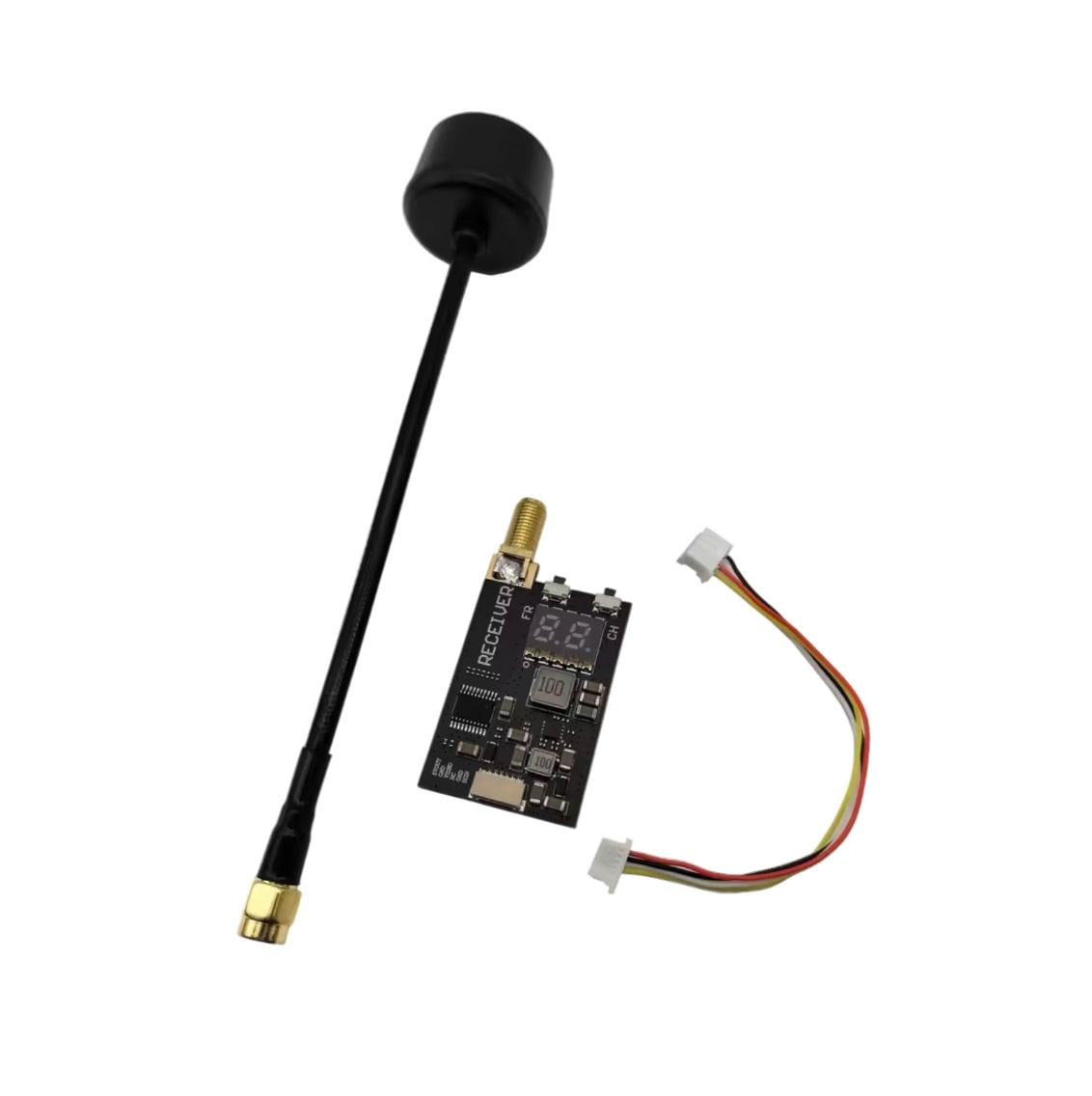 Відеоприймач VRX 3.3G 64CH FlyTo VRX-F6 з автопошуком каналів з антеною для FPV дронів (00-00026214)