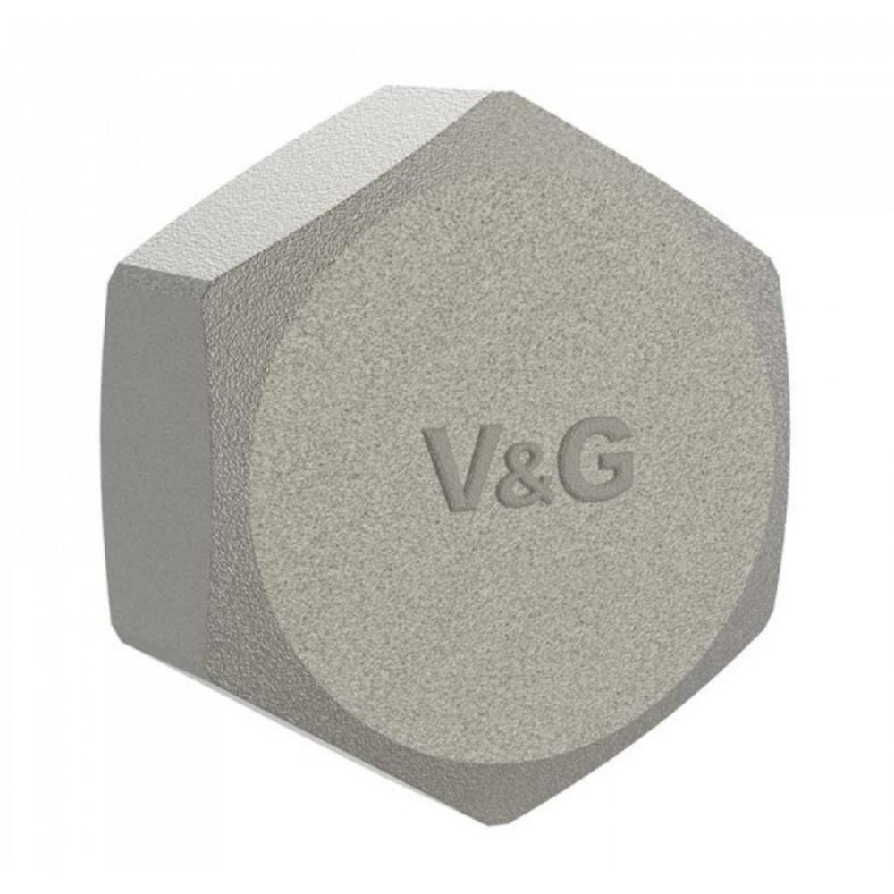 Заглушка латунная V&G VALOGIN 3/4"Н