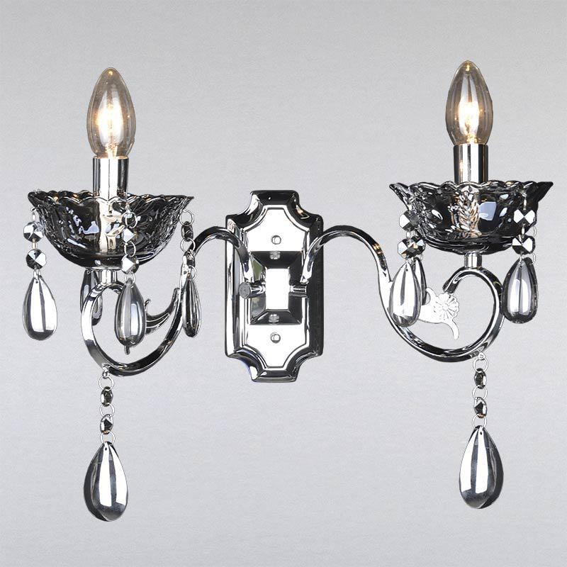 Бра настінне Light House LS-10735-2W CR Свічки на дві лампи Хром Бра настінне Light House LS-10735-2W CR Свічки на дві лампи Хром