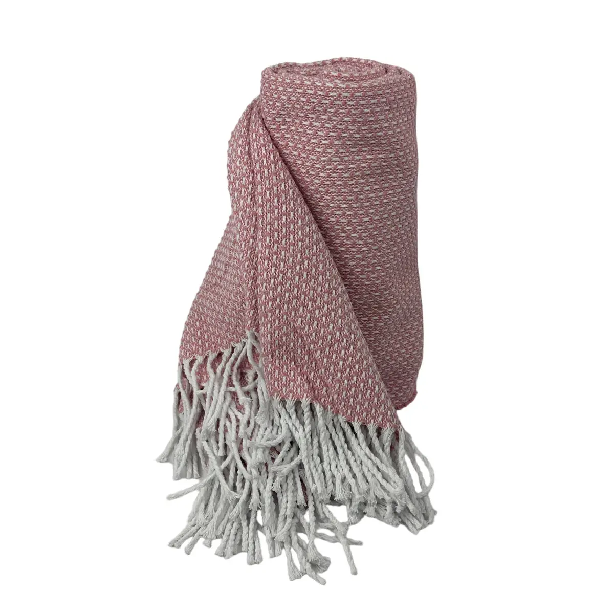 Плед бавовняний Vladi Valencia 3178 котон 50% 140х200 см Рожевий (8-6-4627814) - фото 1 Плед бавовняний Vladi Valencia 3178 котон 50% 140х200 см Рожевий (8-6-4627814) - фото 1