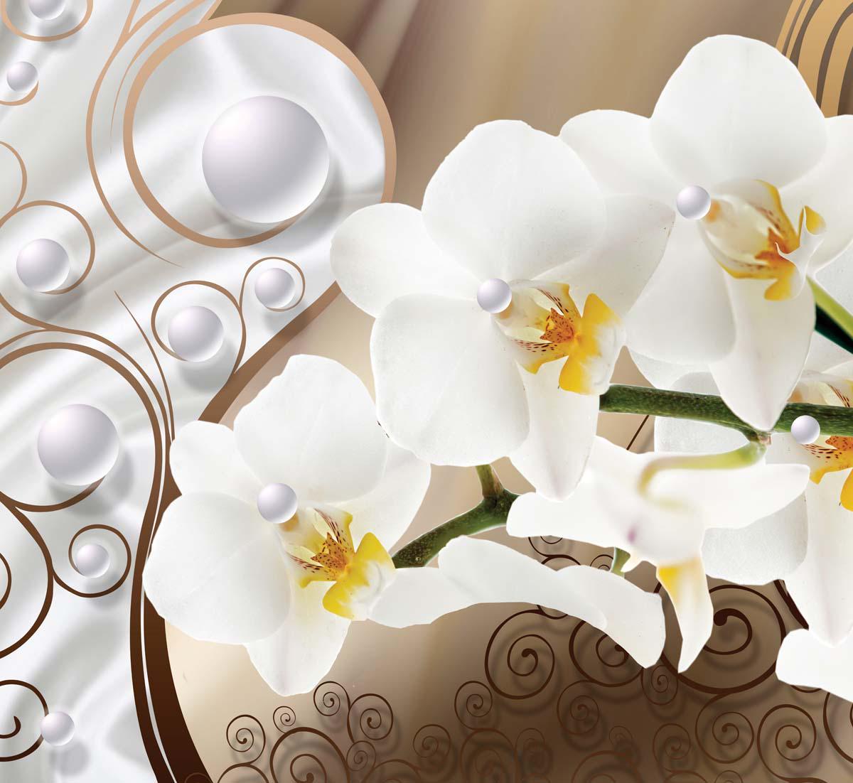 Фотообои WS Wallpaper 3D Орхидеи 294x270 (31173)