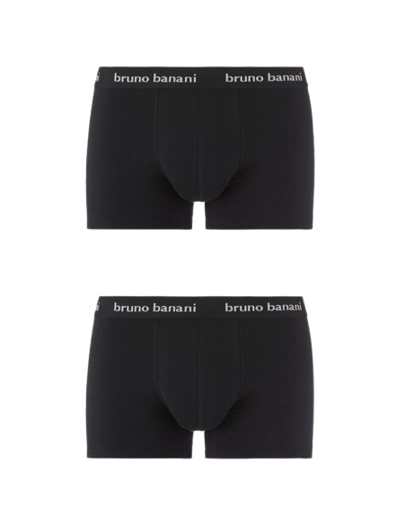 Набор трусов-боксеров мужских Bruno Banani 2 шт. ХХL Черный (747655)