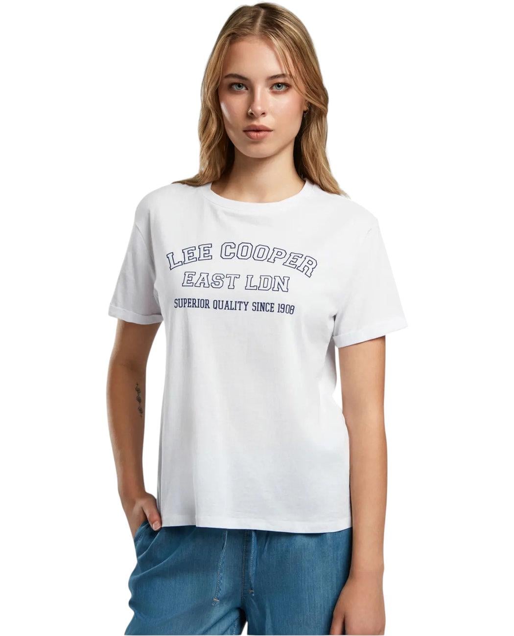 Футболка женская Lee Cooper Cosep 252LCF242013.1101 M Белый (8682272629992)