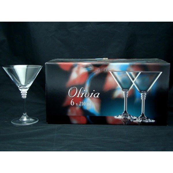 Набор бокалов для мартини Bohemia Olivia 210 мл 6 шт. (40346/210) - фото 2 Набор бокалов для мартини Bohemia Olivia 210 мл 6 шт. (40346/210) - фото 2
