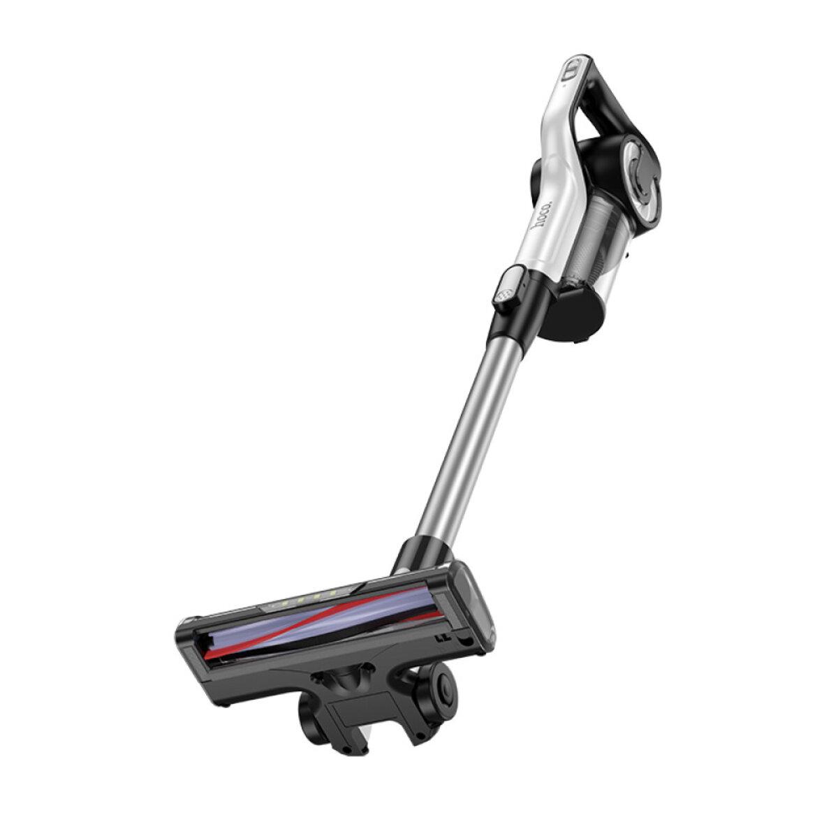 Пылесос контейнерный беспроводной Hoco HY11 Wireless Handheld roller brush vacuum cleaner EU 2000 mAh White (6942007646437) - фото 4