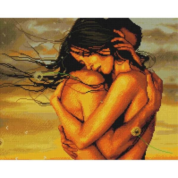 Алмазная мозаика ColorArt Объятия 40х50 см (SP045)