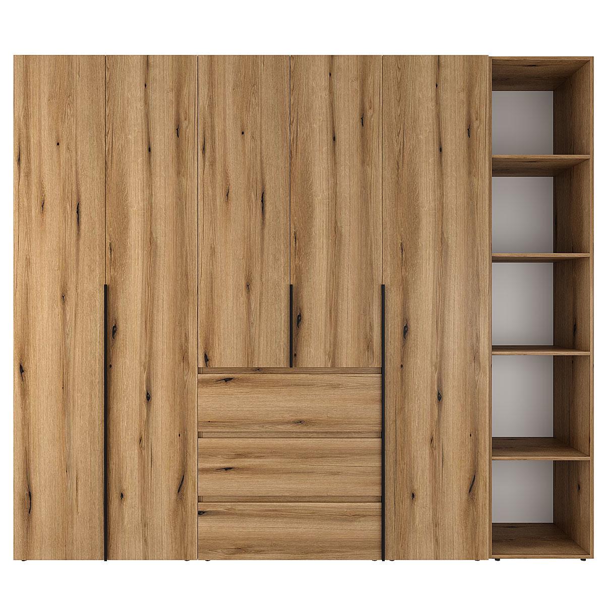 Шкаф распашной комбинированный ART IN HEAD №14 Light 2400x500x2200 мм Дуб Эвок прибрежный (GALTK01410000000) - фото 1 Шкаф распашной комбинированный ART IN HEAD №14 Light 2400x500x2200 мм Дуб Эвок прибрежный (GALTK01410000000) - фото 1