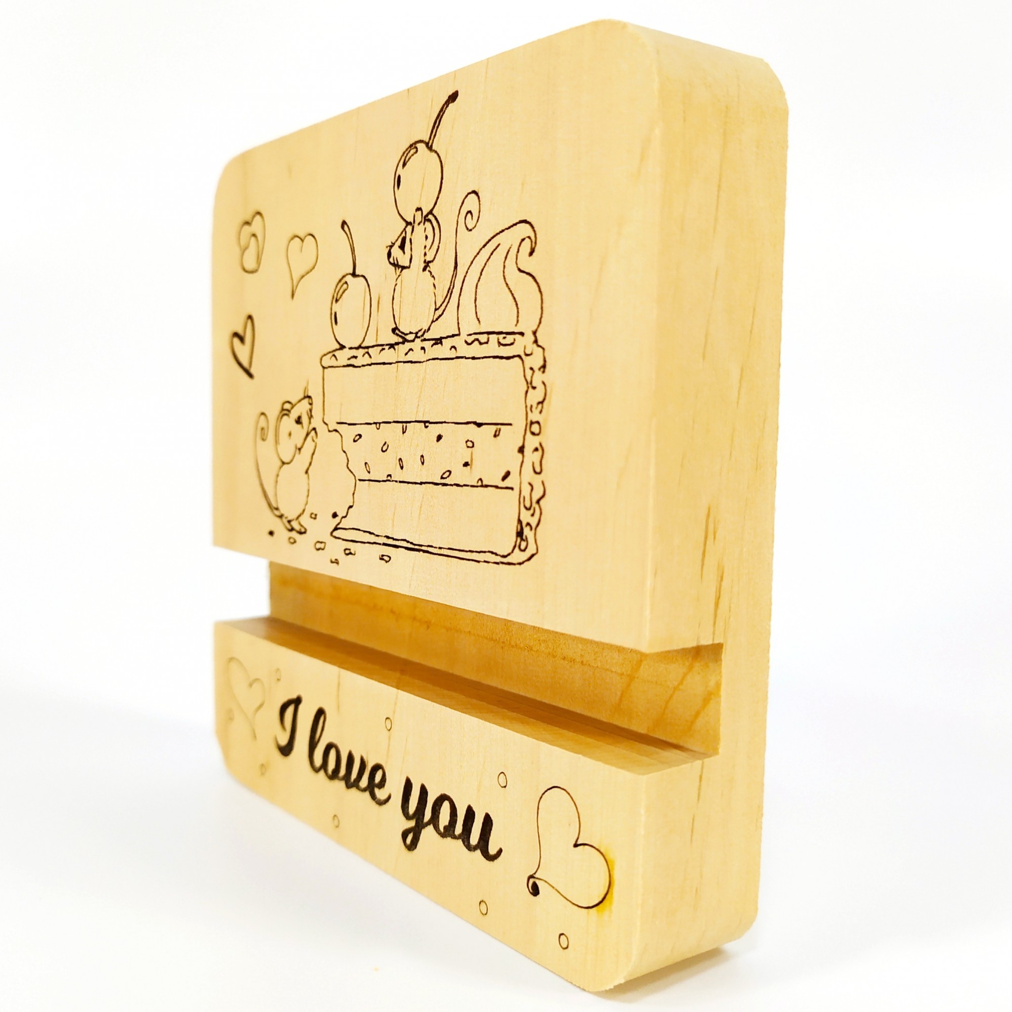 Подставка для телефона Майстерня містера Томаса i love you 10х10 см (15640574) - фото 3 Подставка для телефона Майстерня містера Томаса i love you 10х10 см (15640574) - фото 3