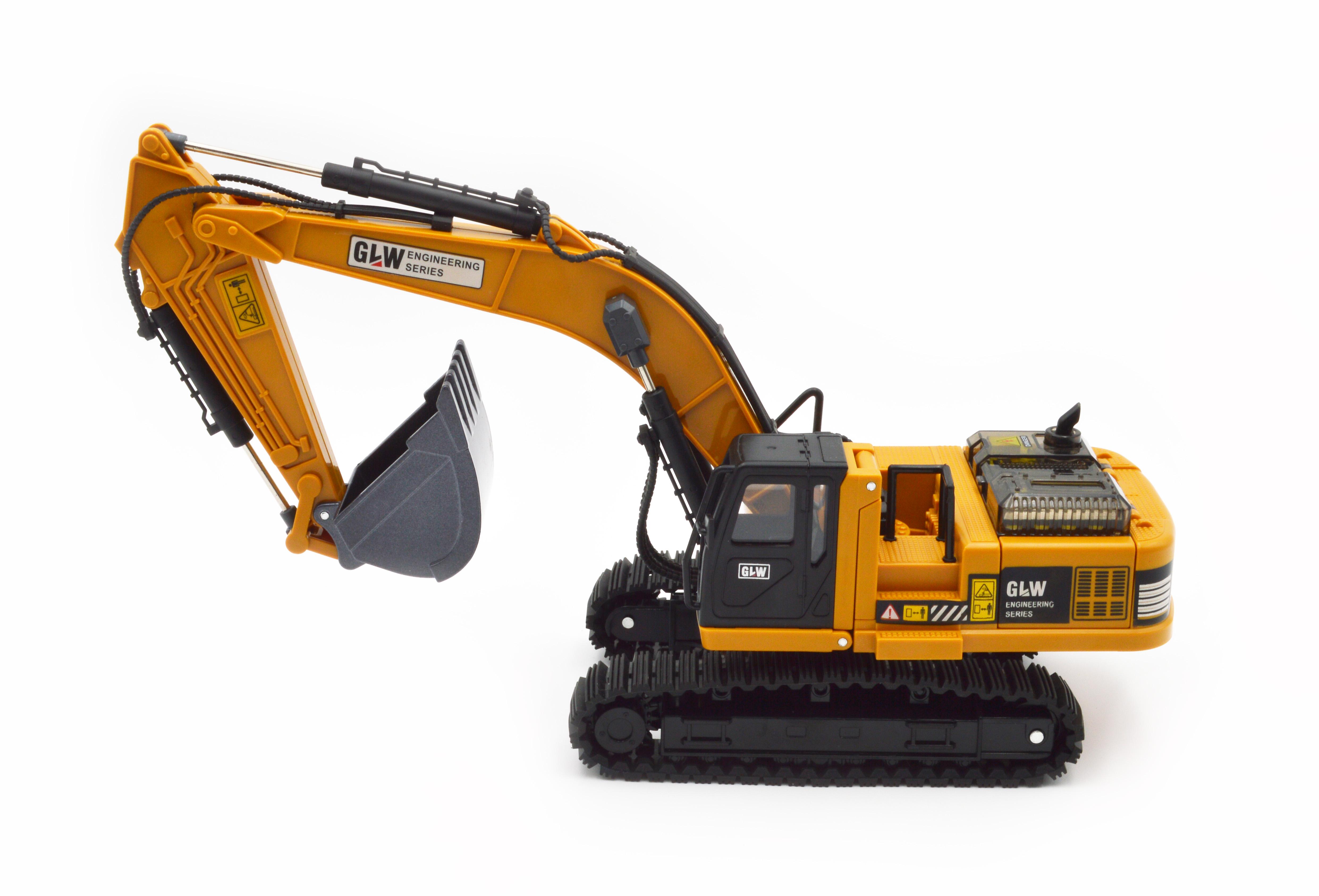 Модель гусеничний екскаватор 51508 металевий ківш звук світло - фото 2 Модель гусеничний екскаватор 51508 металевий ківш звук світло - фото 2