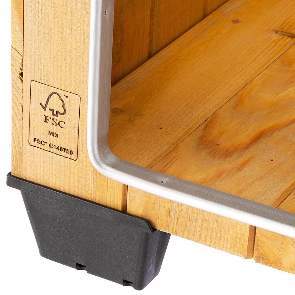 Будка для собак Ferplast Baita 60 67х53х55,5 см (87014000) - фото 5