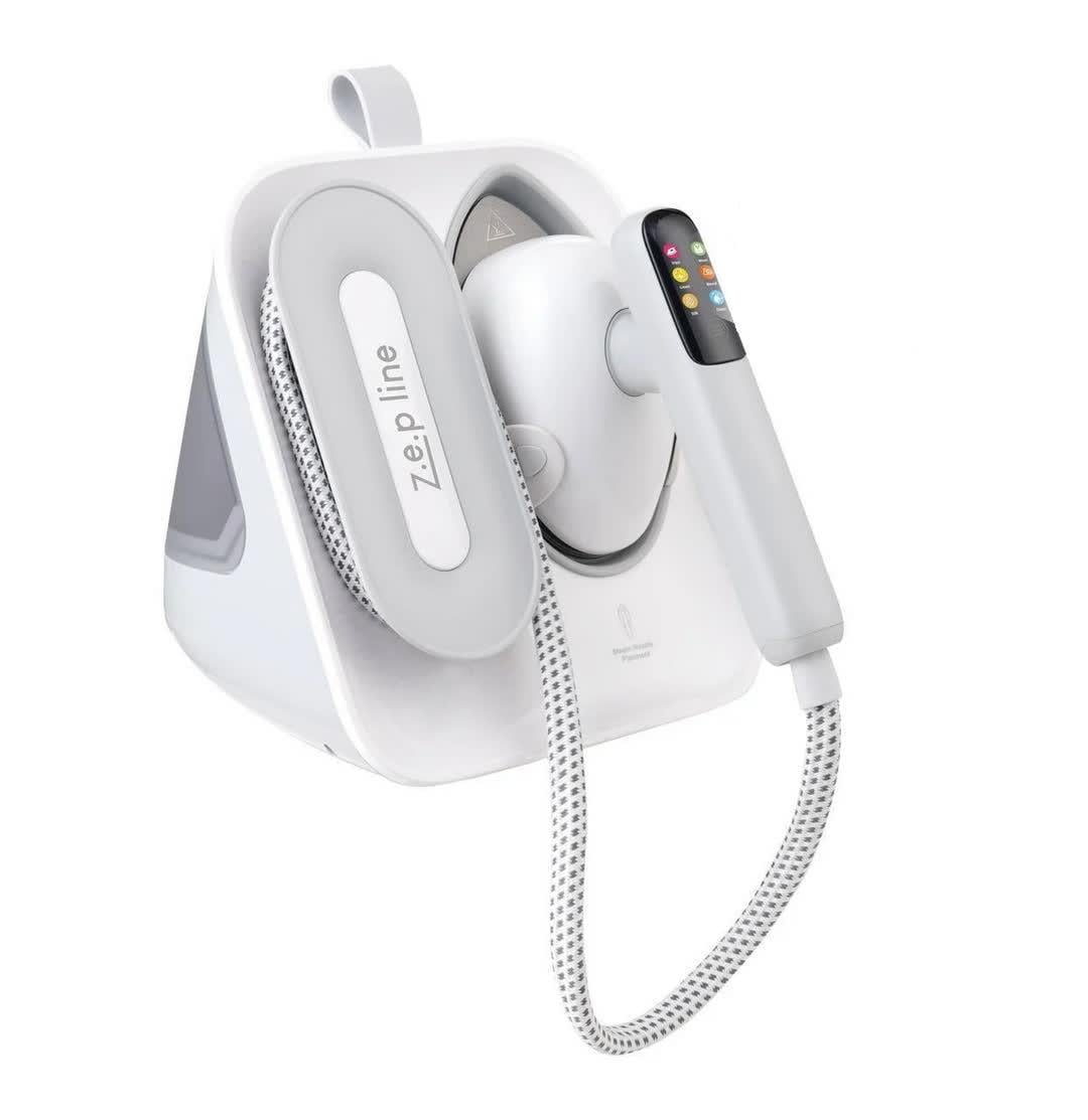 Парогенератор ручной ZepLine ZP-00222 с резервуаром для воды 1,5 л пар 50 г/мин 140 °C 3000 Вт Белый (29676760)