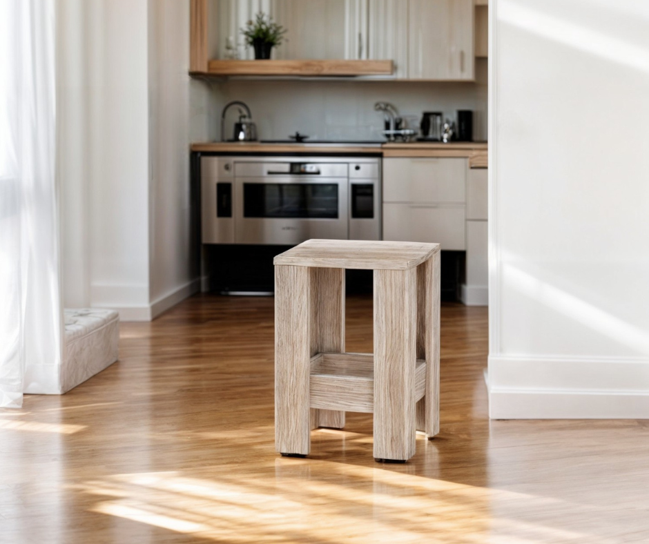 Табуретка ТОБІ ШО Т-1 для кухні/їдальні/тераси 320х320х450 мм 2 шт. Дуб сонома (57687956)