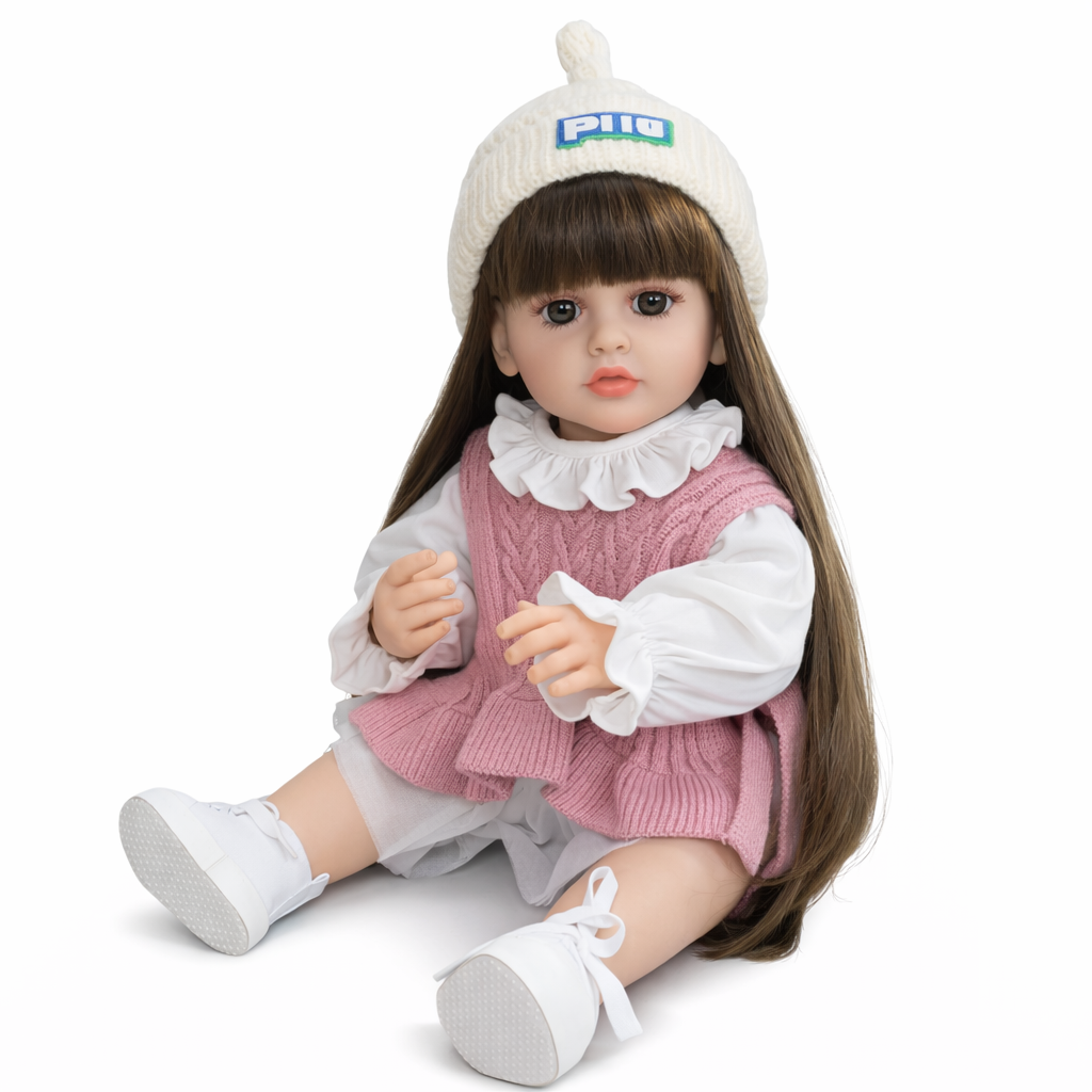 Кукла реалистичная Doll Reborn Baby Born силиконовая 55 см (К0100214.1)