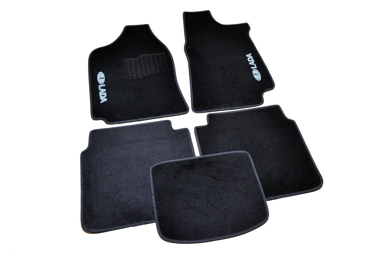 Коврики в салон ворсовые для ВАЗ 2101-2107 BLCCR1713 5 шт. Черный (27327166)