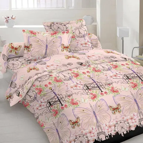 Комплект постельного белья Vital Textile Голд Люкс бязь двуспальный 180х220 см (BL2-734)