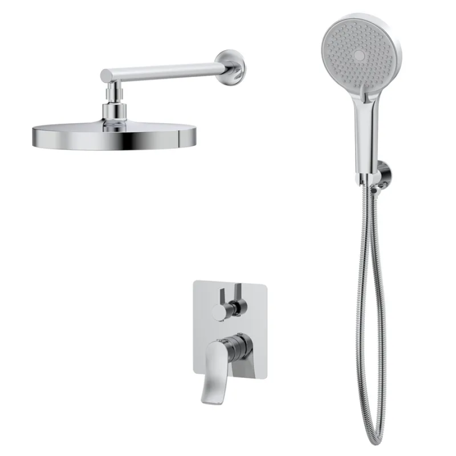 Душевая система встроена со смесителем и тропическим душем Haiba Bolero INNER (HB9640)