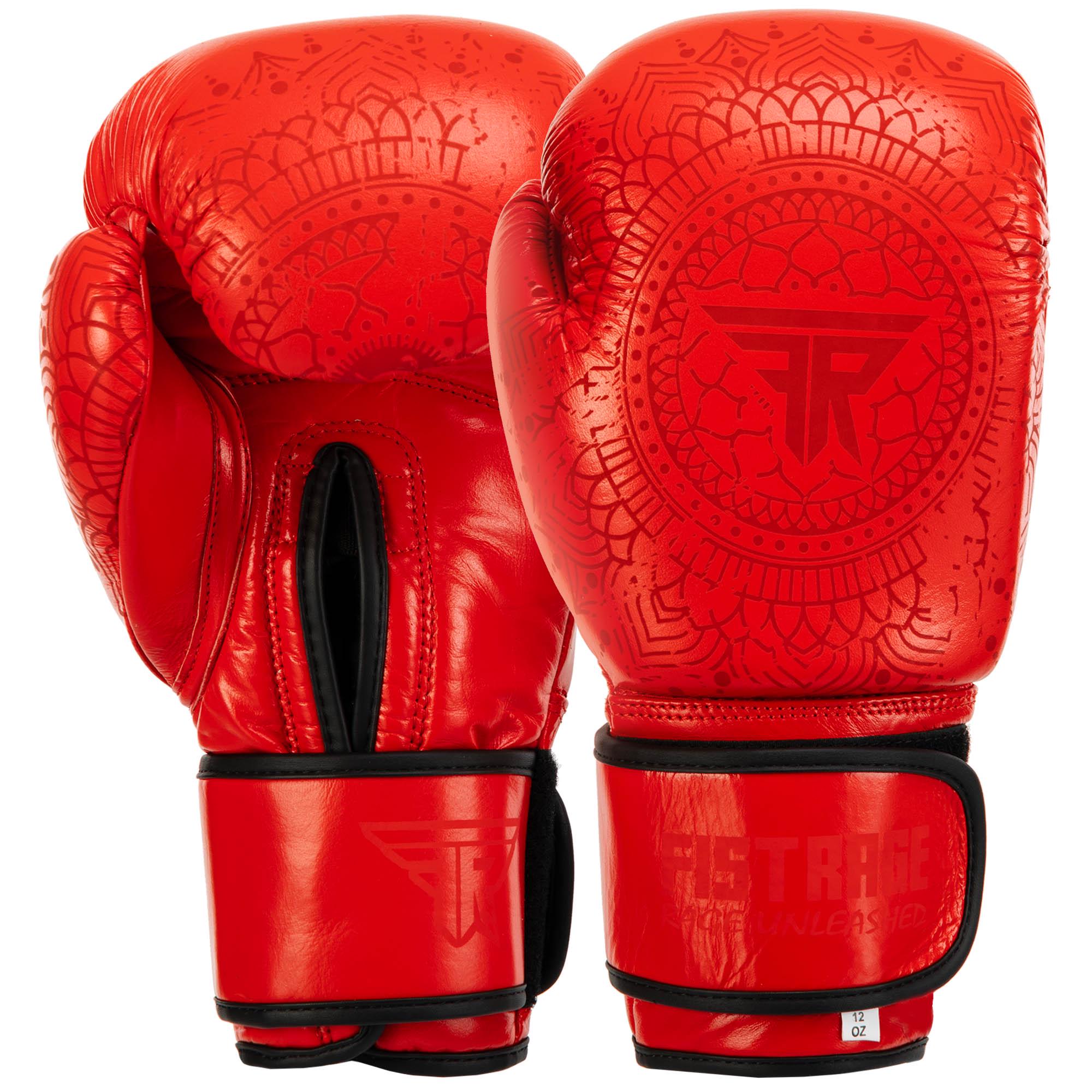 Перчатки боксерские FISTRAGE VL-5543 14oz Красный (VL-5543_Красный_14_унции)